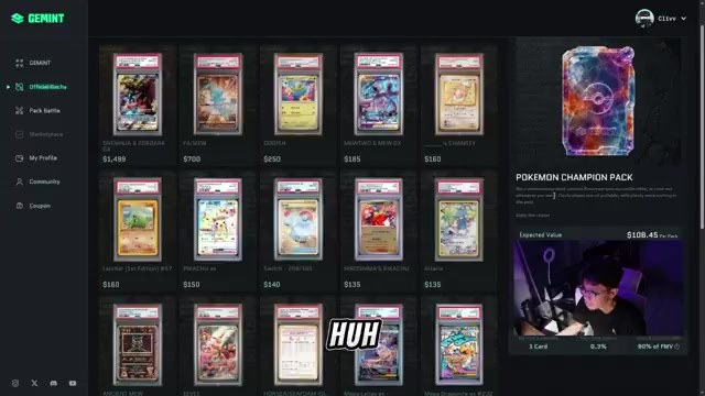 GEMINT Champion Pack adorable pull